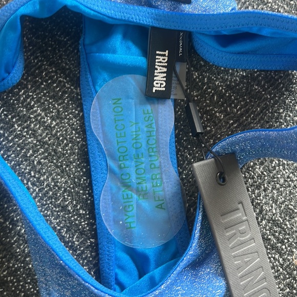 TRIANGL Mica marine sparkle.  XXS. Brand new never worn. - Picture 6 of 9